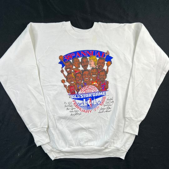 Discover 1988 NBA All Star Game Sweatshirt Size XL 3413