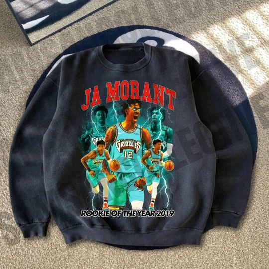 Vintage Style Basketball Sweatshirt | Ja Morant Fan Merch