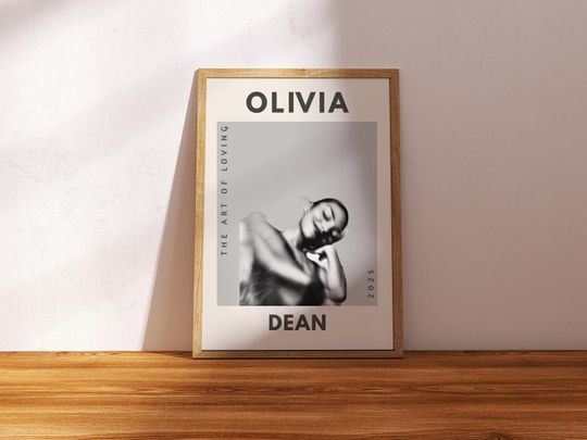 Discover Olivia Dean Poster, Olivia Dean Wall Art Chic Wall Art Print, Home Decor, Gift for Music Lovers, Summer Vibes Decor,  Aesthetic Room Decor