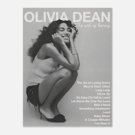 Discover Olivia Dean Poster | The Art of Loving Album Poster
