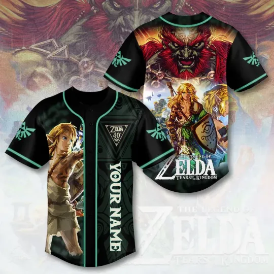 The Legend of Zelda 40th Anniversary Baseball Jersey – 20317