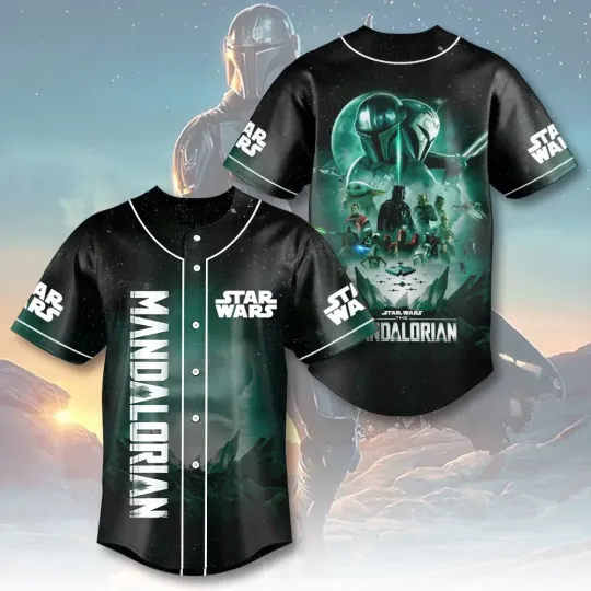 Discover Star Warss x Mandalorian 2026 Baseball Jersey – 3725