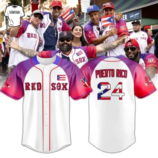 Red Sox Puerto Rican Night Special Edition Baseball Jersey
