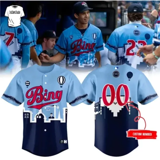 Discover Binghamton Independence Day Baseball Jersey