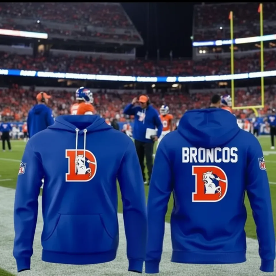 Discover Denver Broncoss 2026 Men's football Salute to Service Hoodie Black