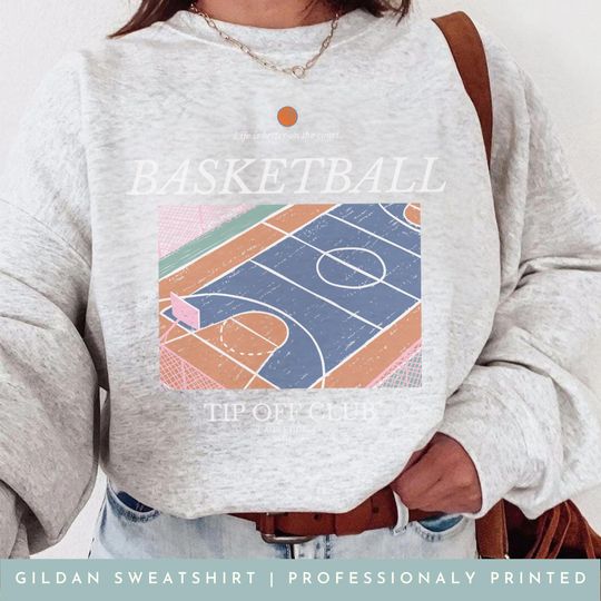 Discover Basketball Tip Off Club Graphic Sweatshirt