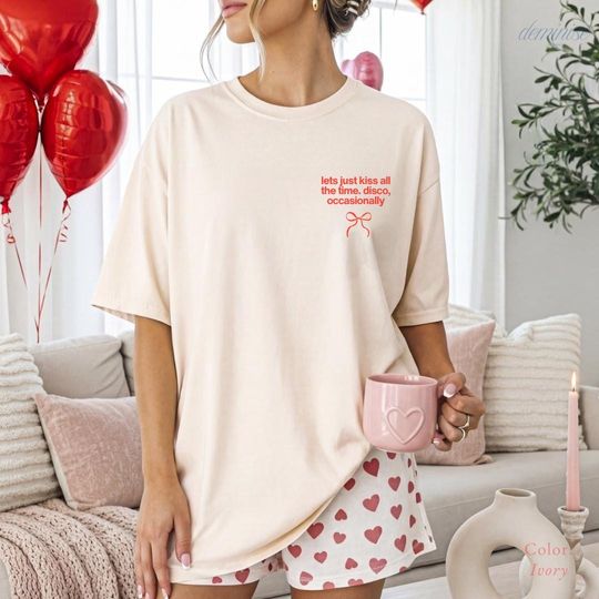 Discover Let's Just Kiss All The Time Disco T-Shirt, Harry HS4 Merch