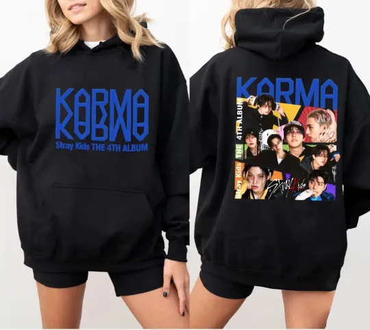Discover Stray Kids Karma Dominate Concert 2025 Double Sided Hoodie