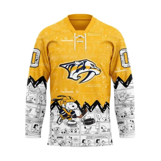 Discover Personalized Nashviille Special Lace Hockey Shirt Design