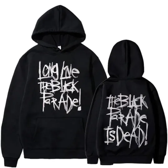 My Chemical Romance Long Live The Black Parade Tour 2025 Double Sided Hoodie