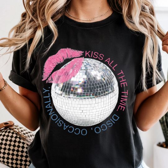 Discover Kiss All The Time Disco Occasionally T-Shirt, HS Concert Fan Tee, Styles Shirt