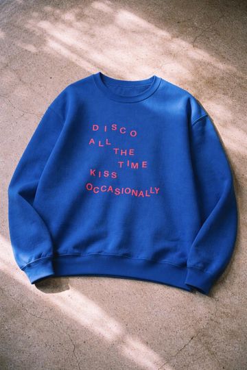 Discover Harry Sweatshirt | Disco All The Time. Kiss, Occasionally | New Album Inspired Fan Shirt