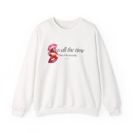 Discover Kiss All The Time, Disco Occasionally Sweatshirt | Harry New Album Merch