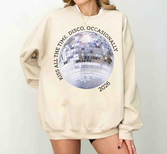 Discover Kiss All the Time. Disco, Occasionally Sweatshirt