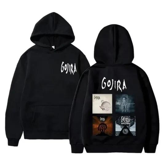Discover Gojira Double Sided Hoodie Band Merchandise for Fans
