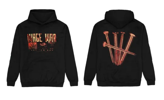Wage War Let’Em Rot Hoodie Black Pullover Unisex Band