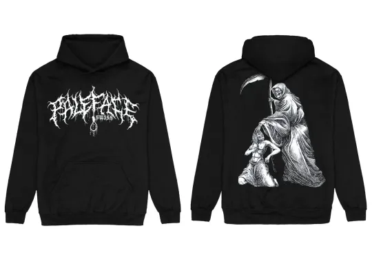 Discover Paleface Swiss Band Reaper Touch Hoodie, Double Sided