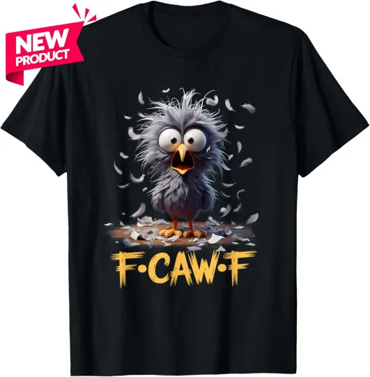 Discover Cartoon Humor Design F-Crow-F Humor Funny Crow Unisex T-Shirt S-5XL