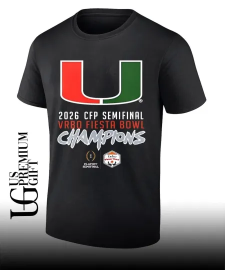 Discover Miami 2026 semifinal Fiesta Bowl Champions T-shirt