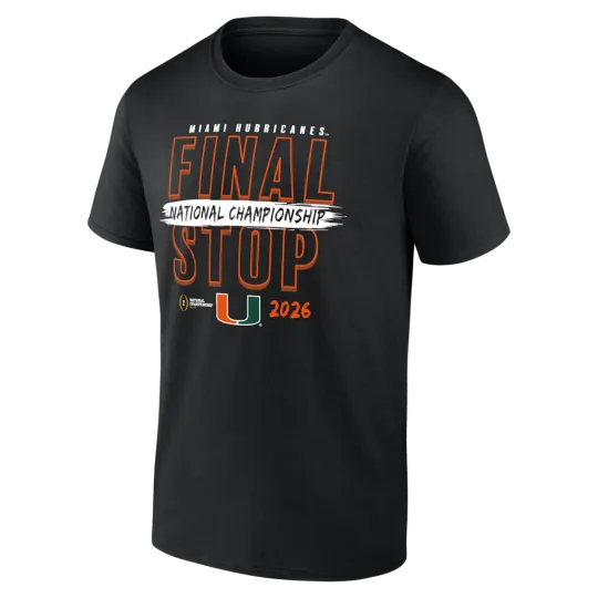 Discover Miami 2026 National Championship Game Final Stop T-Shirt