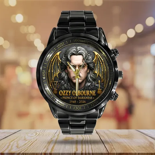 Discover Ozzy Osbourne Black Stainless Steel Watch