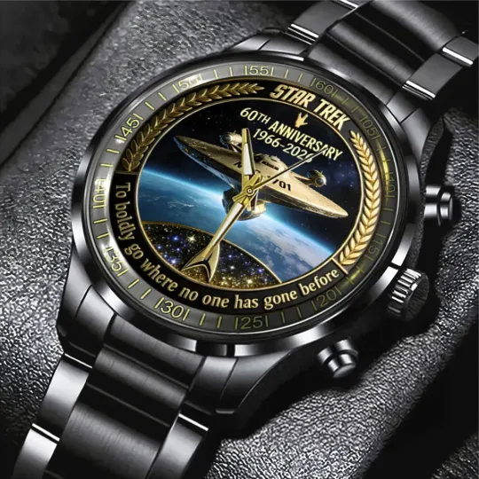 Discover startreks2020 60th Anniversary 2026 Black Stainless Steel Watch