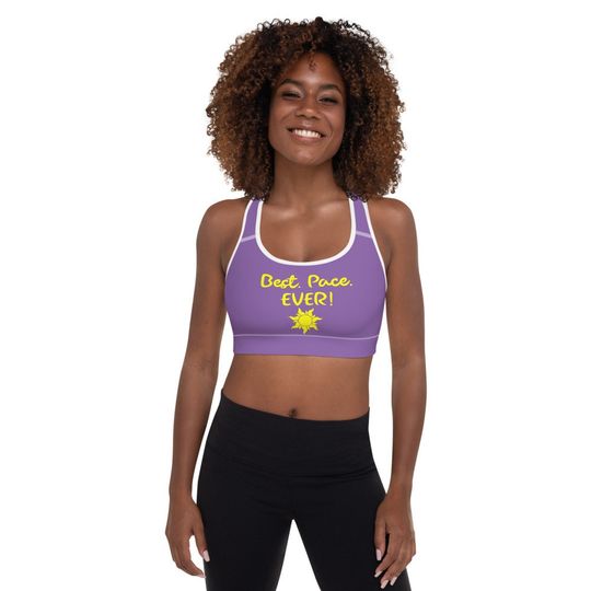 Discover Best Pace Ever Rapunzel Tangled Padded Low Impact Sports Bra