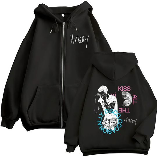 Discover Harry Zipper Hoodie  Kiss All The Time Disco Occasionally Tour 2026 Zip Up Hoodie