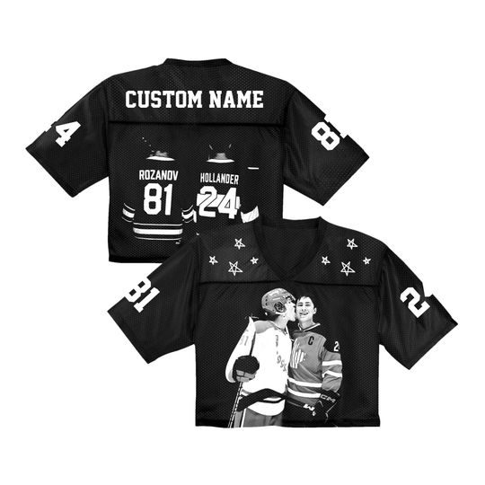 Discover Custom Name Heated Rivalry Mesh Baseball Crop Top Football Hockey Jersey