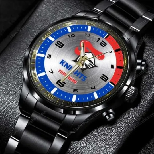 Discover Newcastle Knights Custom Name Steel Watch