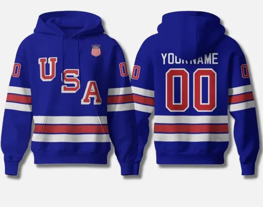 Discover Team USA Hockey Olympic 2026 Hoodie