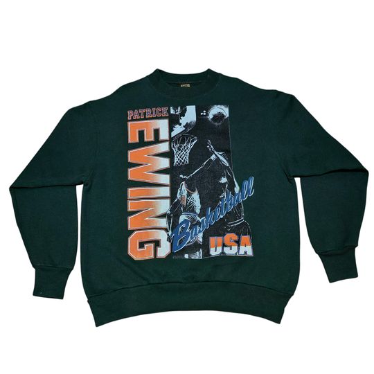 Discover Vintage 90s Patrick Ewing Basketball Usa Graphic Sweatshirt  Made In Usa Crewneck Sportswear