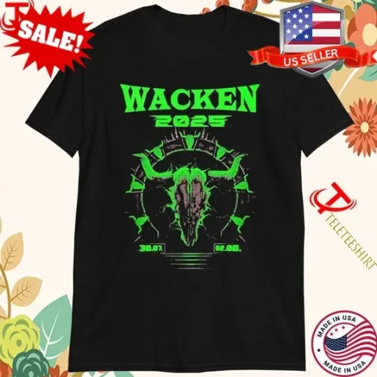 Wacken Open Air x Stargate Festival On July 30-August 2 2025 T-shirts