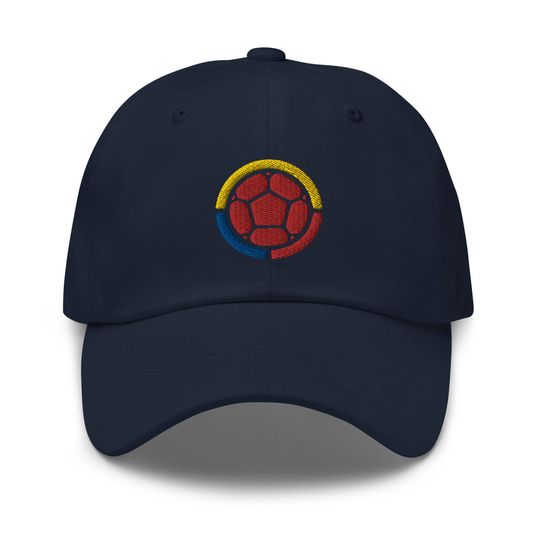 Discover Colombia World Cup Embroidered Dad Hat Soccer Cap