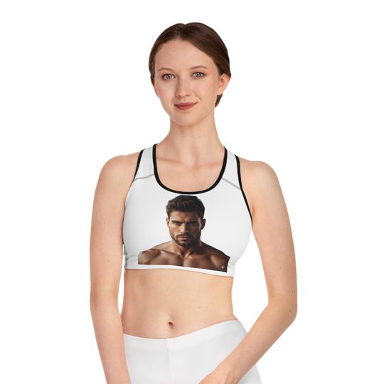 Discover Custom Face Sports Photo Bra Personalized Image Workout Bra Logo Text Activewear