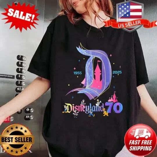 Discover Disneyland 70th anniversary 1955-2025 shirt, 70 years of magic shirt