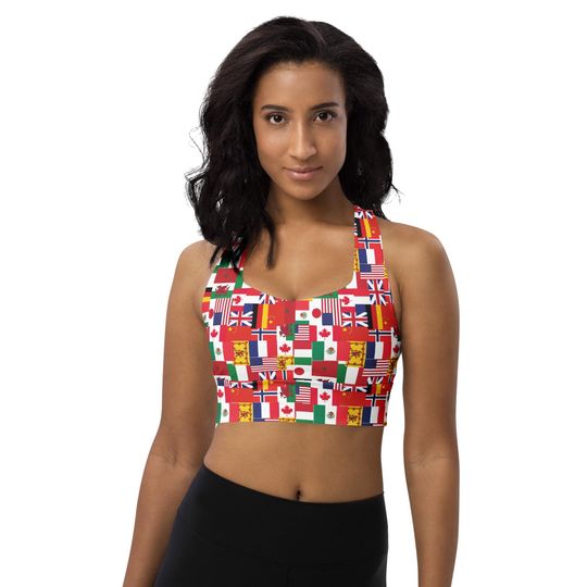 Discover Showcase of the Worlds Running Costume  Recycled Longline Sports Bra