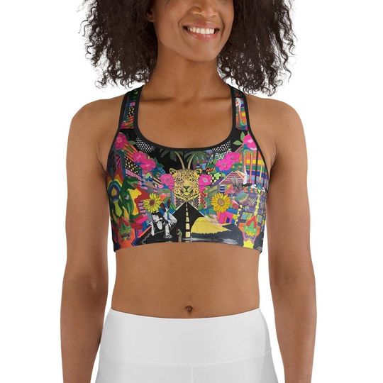 City of close calls Sports bra