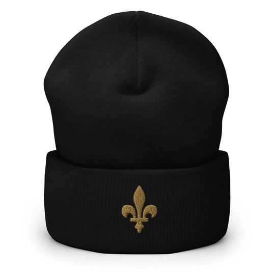 Discover New Orleans Embroidered Cuffed Beanie American Football Hat