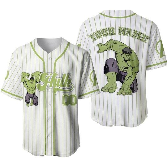 Custom Hulk Up Baseball Jersey for Team