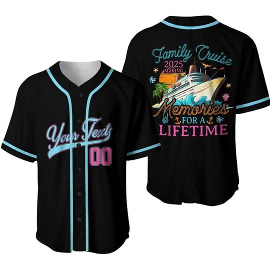 Discover Custom Family Cruise Baseball Jersey