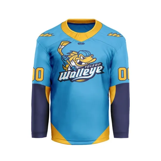 Discover Personalized Name & Number Tollledo Walleye Jersey - All Size