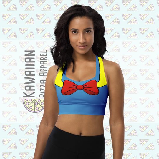 Discover Women's Donald Inspired Recycled Longline Sports Bra