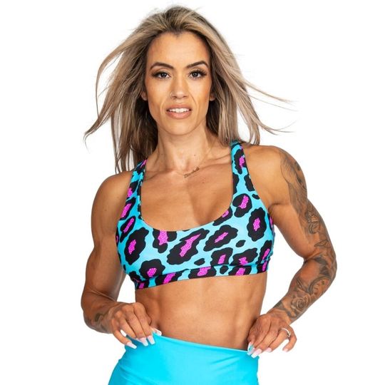 Discover Womens Convertible Sports Bra Workout Fitness Gym Training