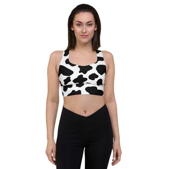 Discover Animal print Longline sports bra