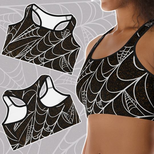 Discover Spooky Webs Sports Bra