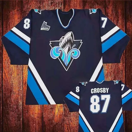 Discover Personalized Name & Number Siidney Crrosby #87 Riimouski Jersey - All Size