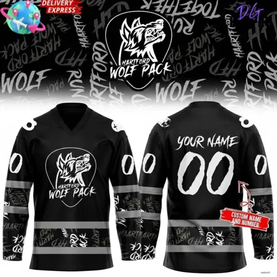 Discover Personalized Name & Number Harrtford Pack Emo Night 2025 Jersey - All Size