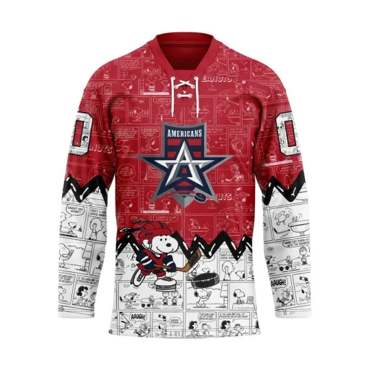 Discover Personalized Name & Number Alllen Lace Hockey USA Size