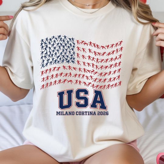 Discover USA Team Milano Cortina 2026 Winter Games Shirt,Team Sport Gift for Sports Fan